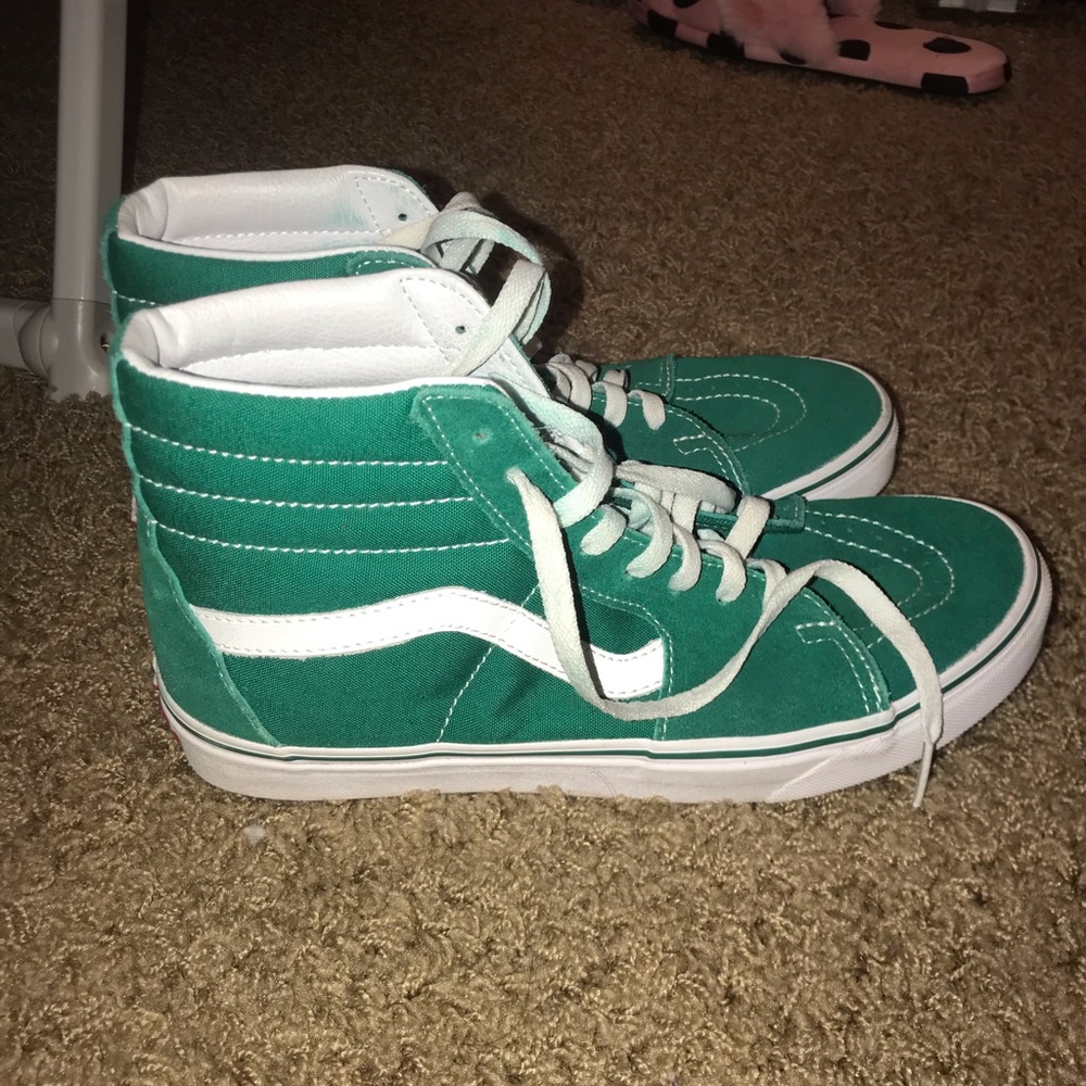 Sk8-Hi Green Vans